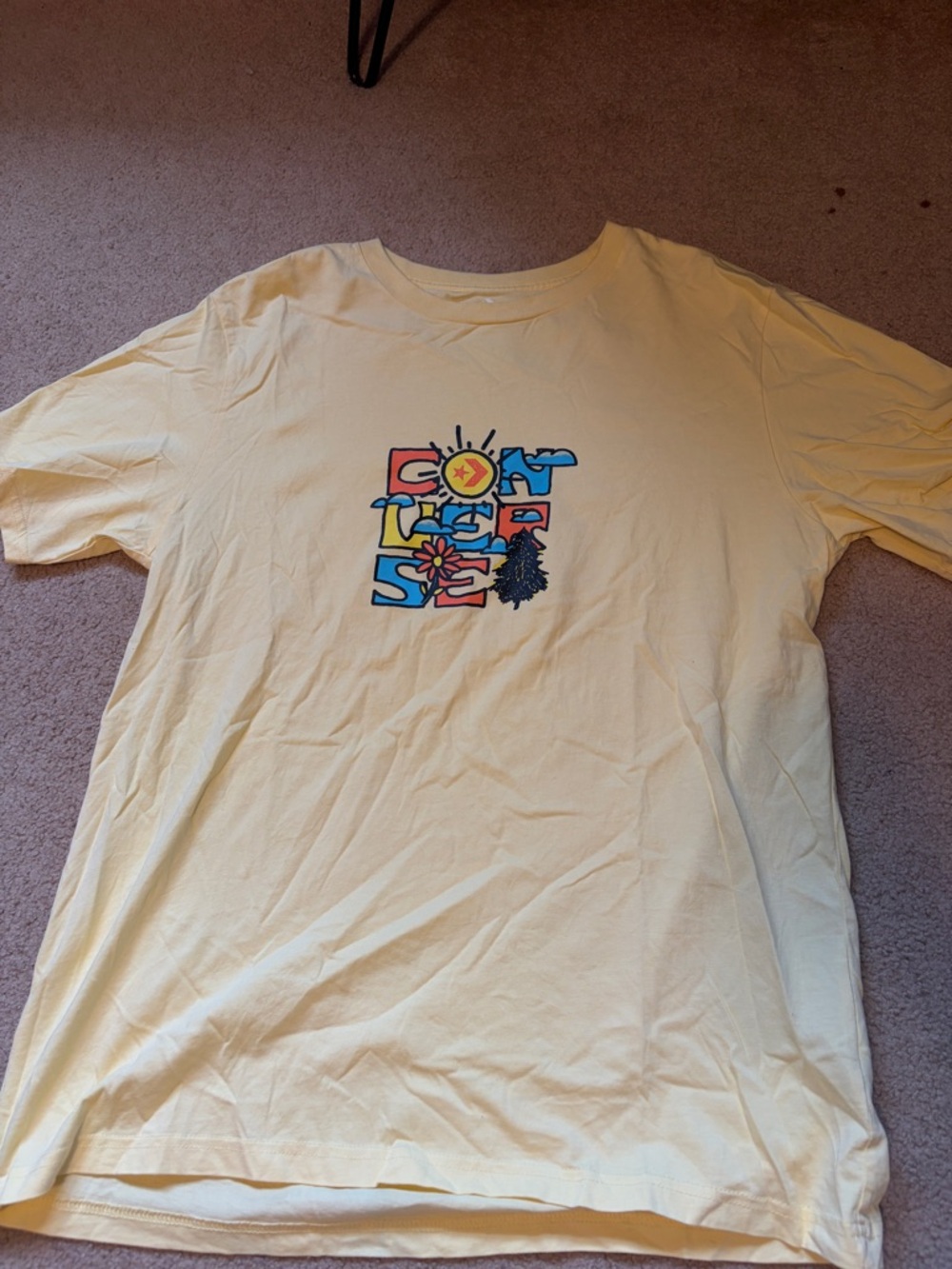 Converse Yellow Graphic Tee